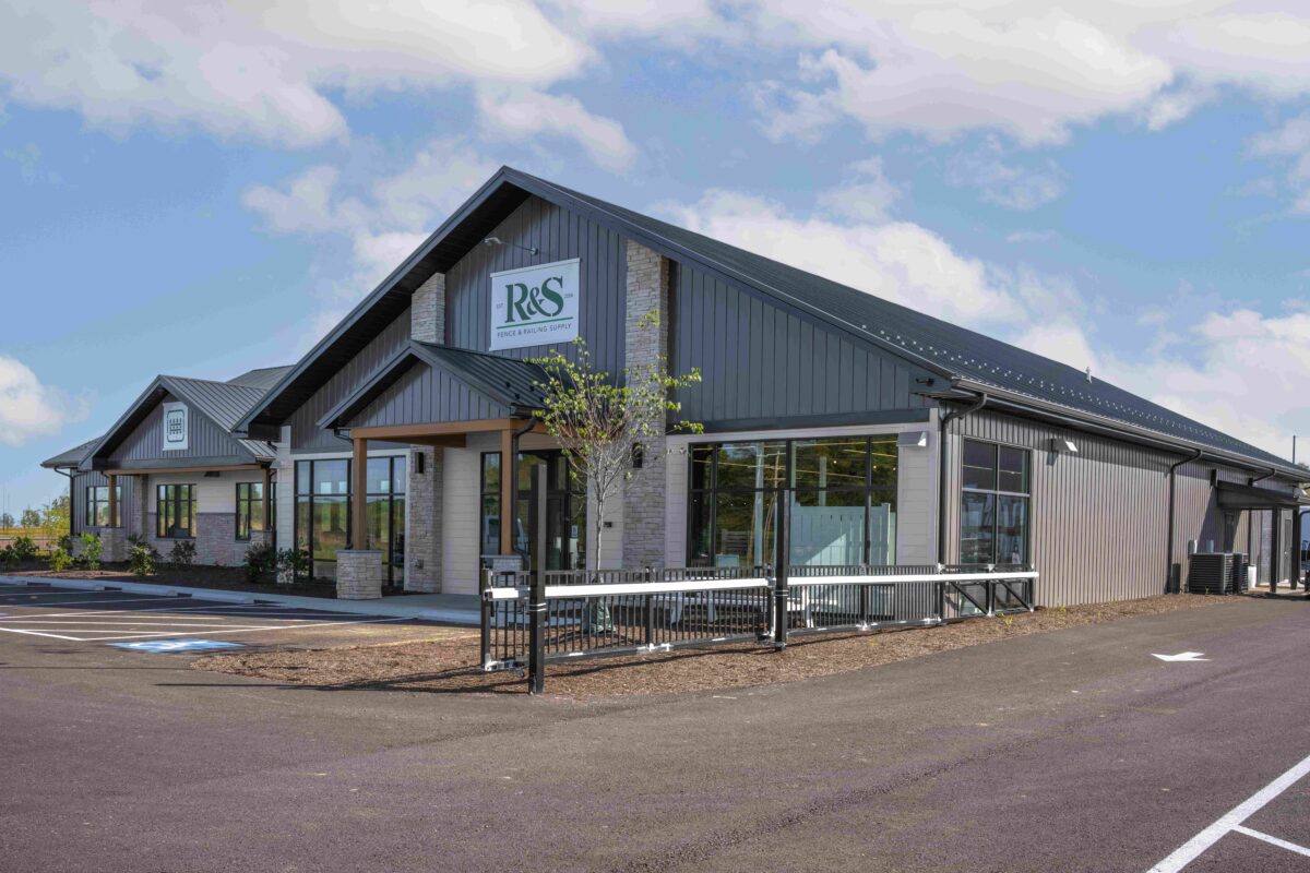 Commercial Fencing Company Showroom Pole Building